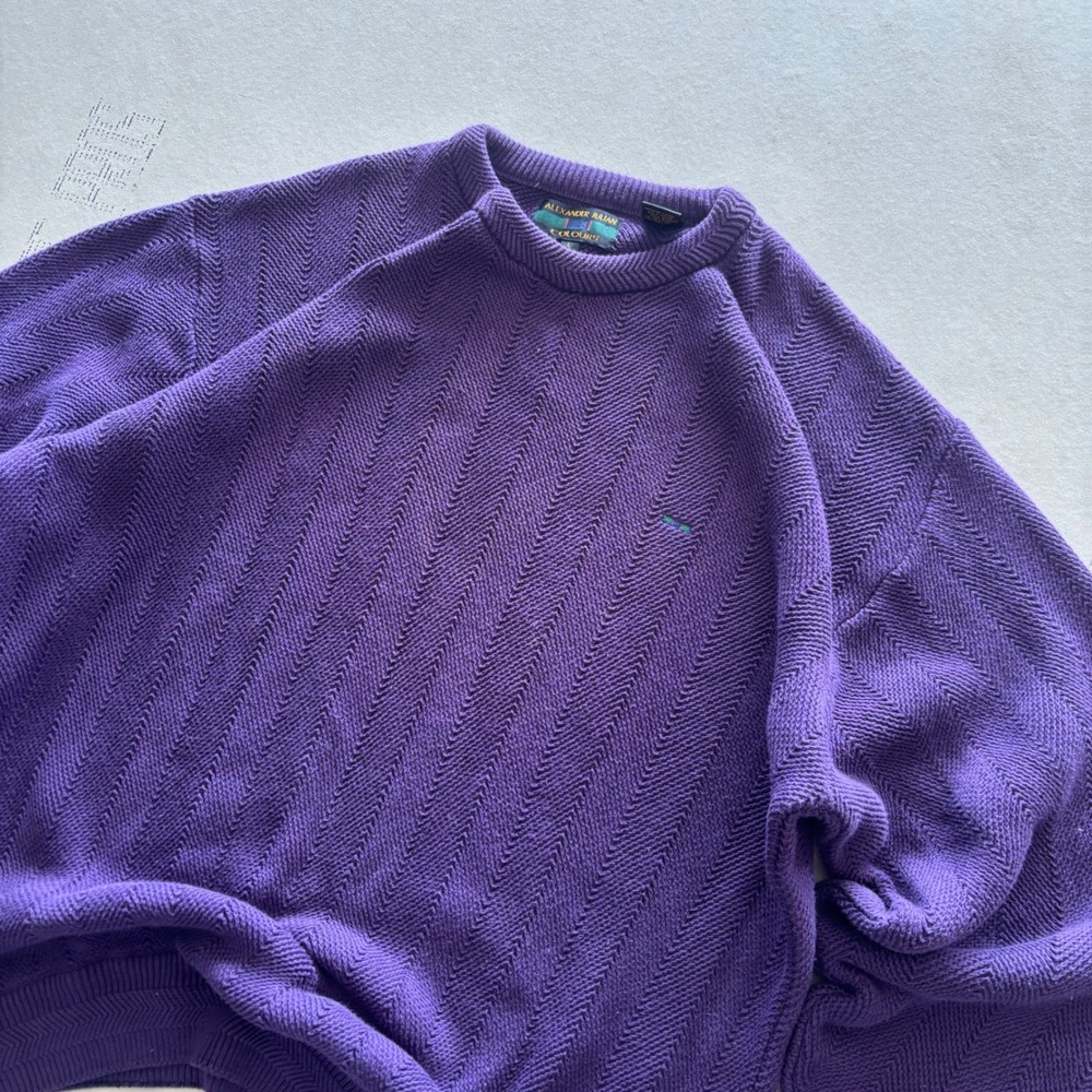Vintage Alexander Julian Colours 3d Knit Sweater
